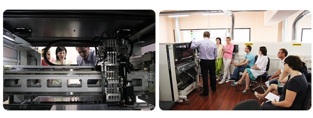 Практическая часть обучения: ошибки при работе с автоматом установки компонентов.