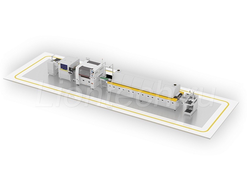 Автоматическая линия SMT-оборудования производительностью 20 000комп/час