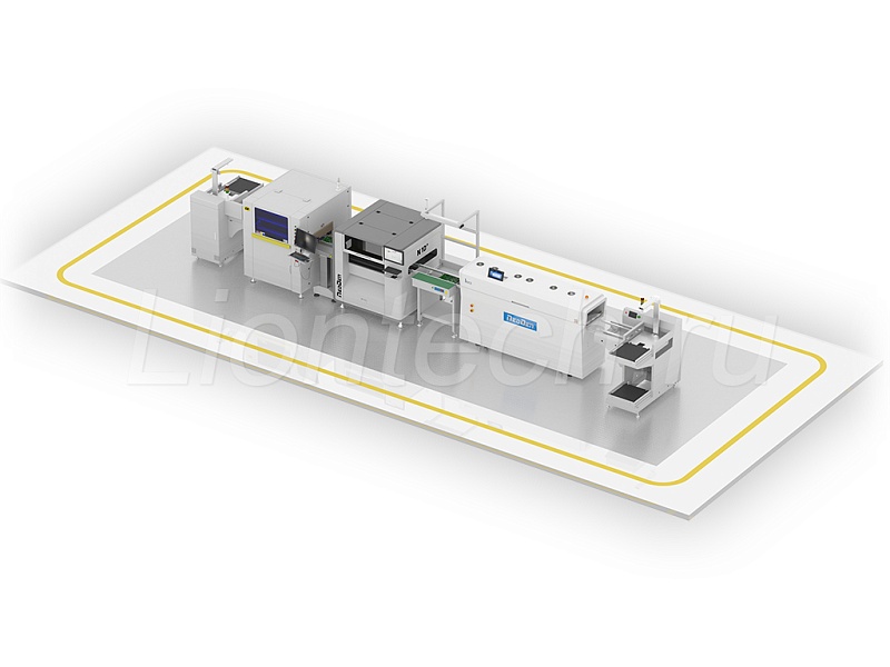 Автоматическая линия SMT-оборудования производительностью 10 000комп/час
