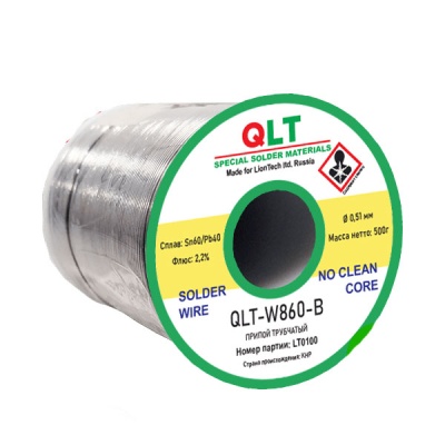 Безотмывочный припой QLT-W860-B