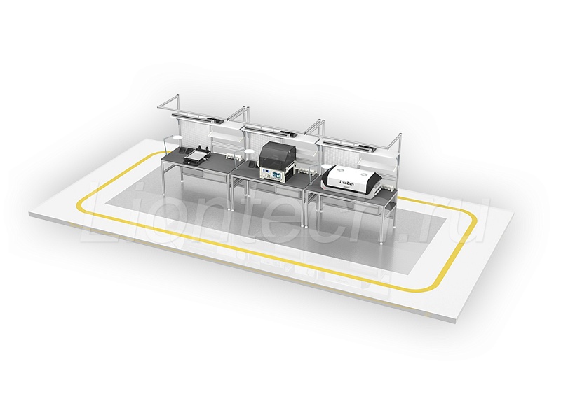 Участок SMT-оборудования для прототипирования, ОКР или учебных заведений